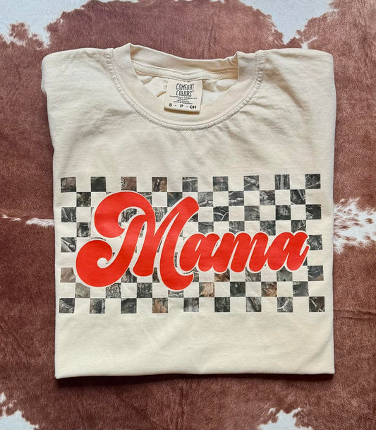 Mama Checkered Camo