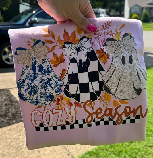 Cozy Season Ghost Sweatshirt