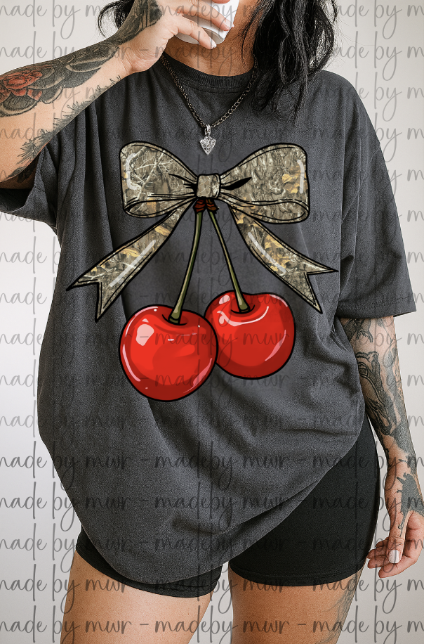 Camo Cherry Tshirt