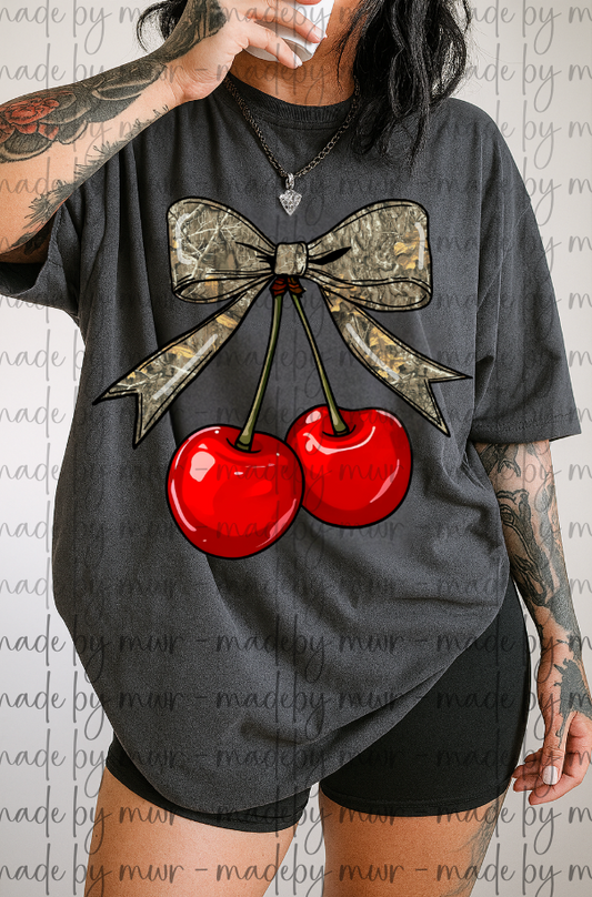 Camo Cherry Tshirt