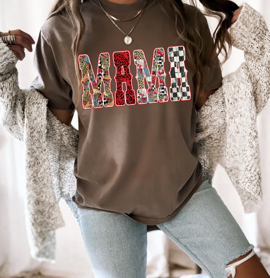 Western Mama Red Tee