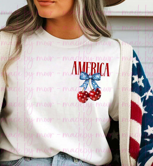America Cherry Bow Pocket