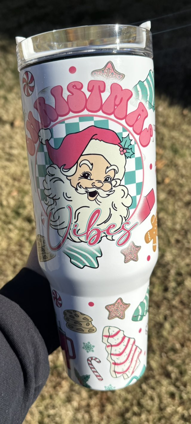 Christmas Vibes 40oz Tumbler