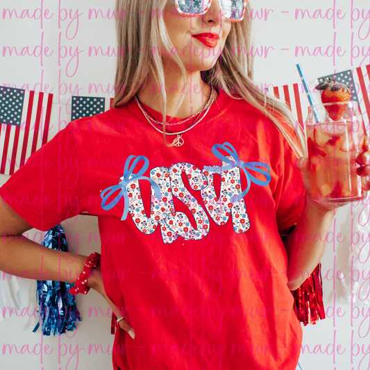 Preppy USA Bow