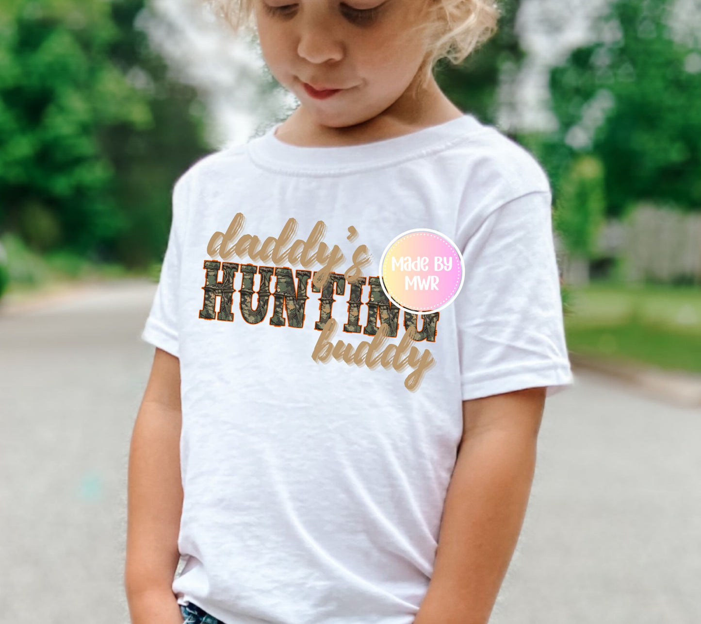 Daddy's Hunting Buddy Kids Tee