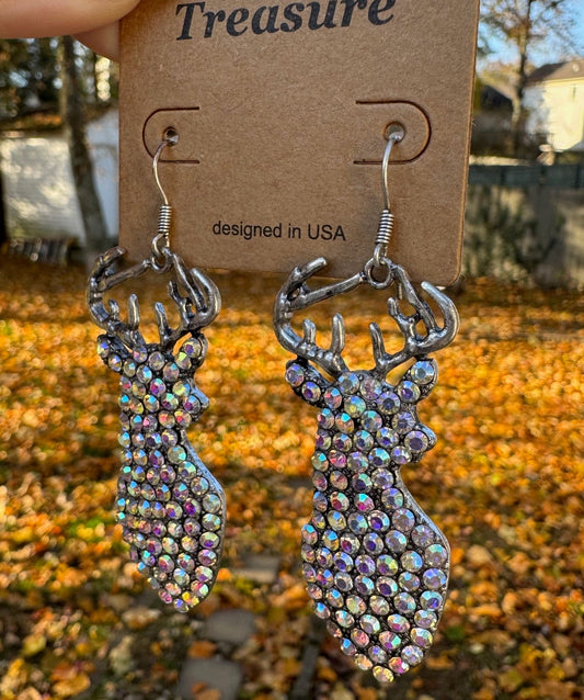 Stud Buck Earrings