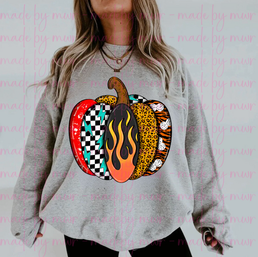 Edgy Pumpkin Sweatshirt