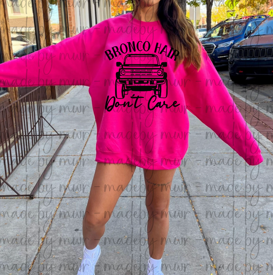 Bronco Hair Sweatshirt