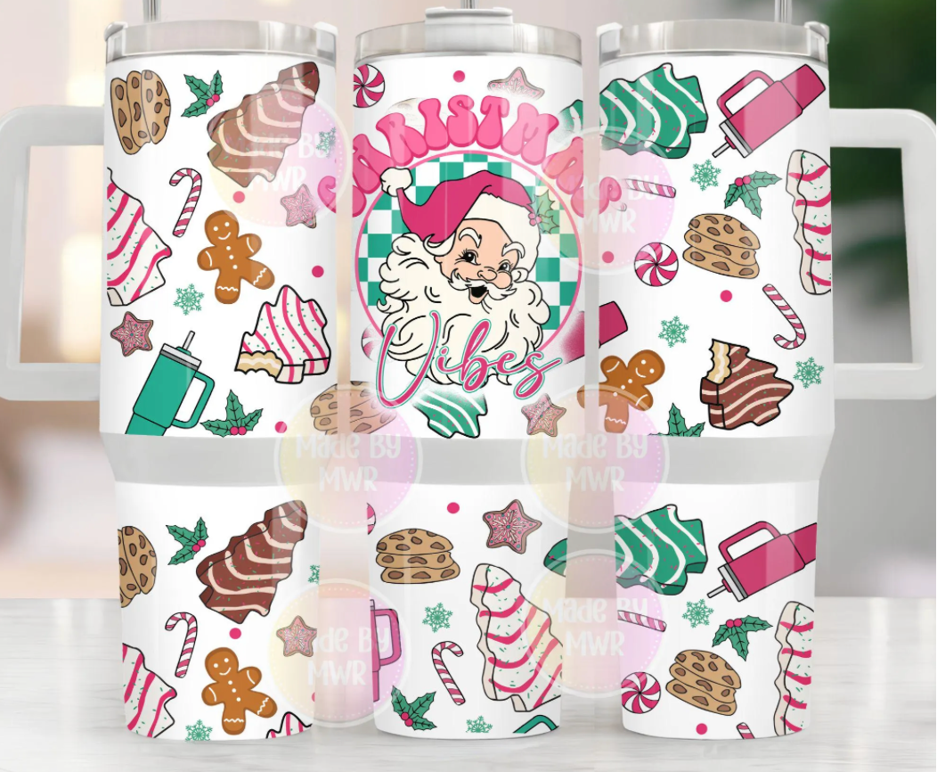 Christmas Vibes 40oz Tumbler