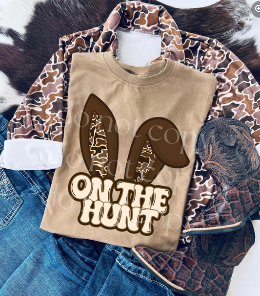 On The Hunt - Kids Easter Tee