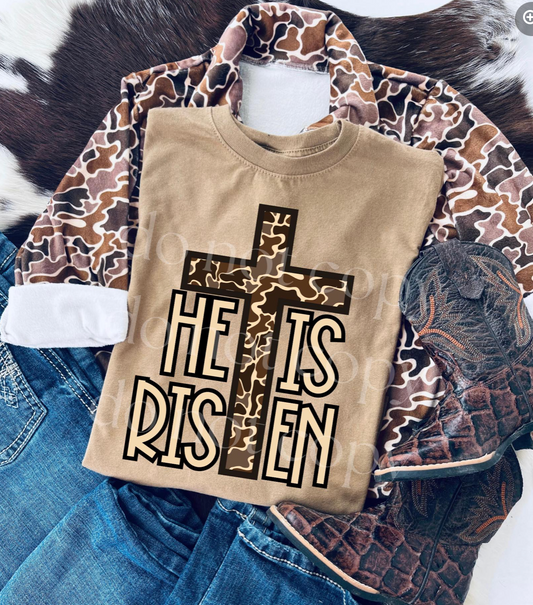 He Is Risen - Kids Easter Tee